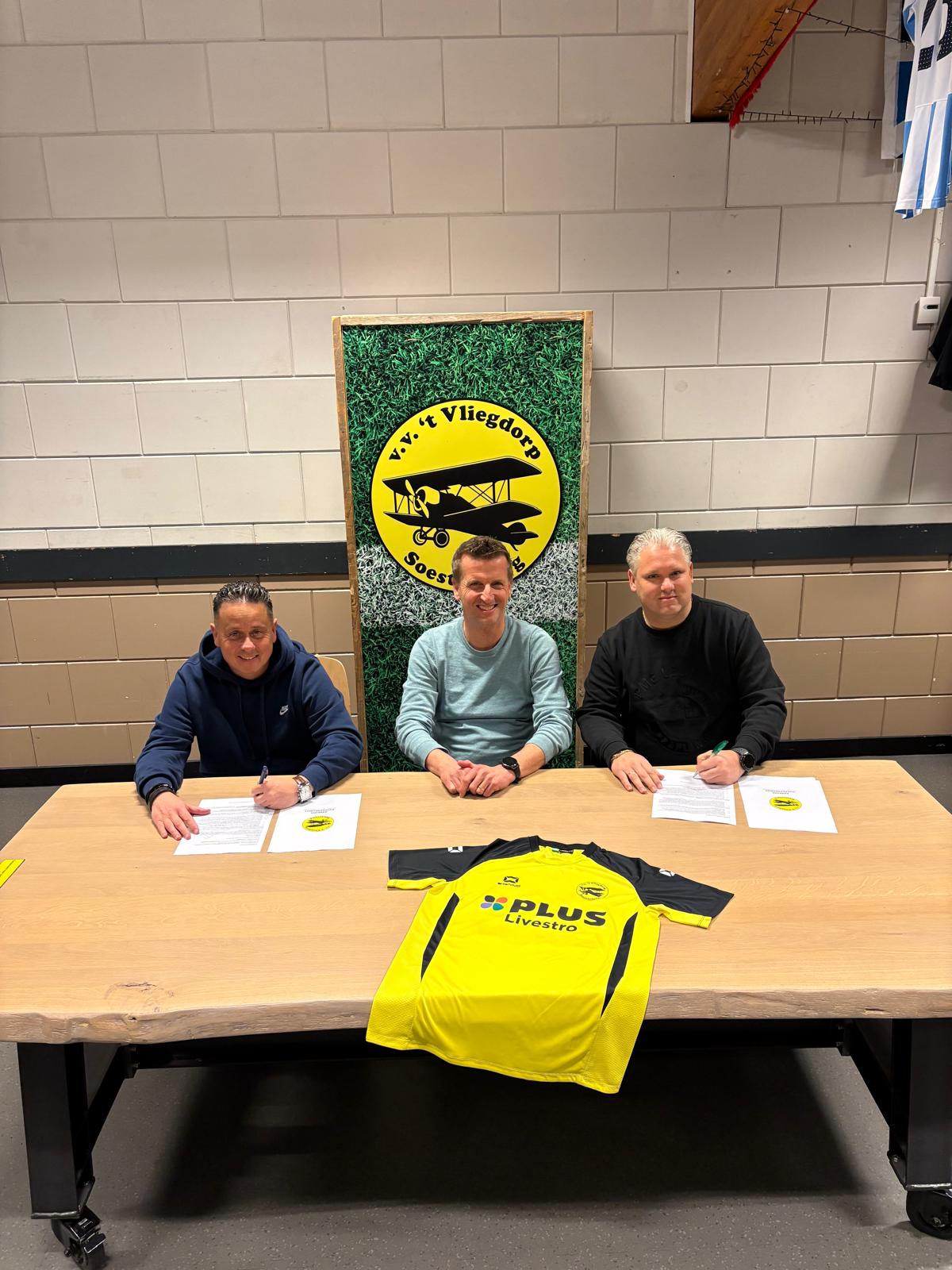 Nieuwe trainers van selectie vv ’t Vliegdorp met ingang van seizoen 2026/2027